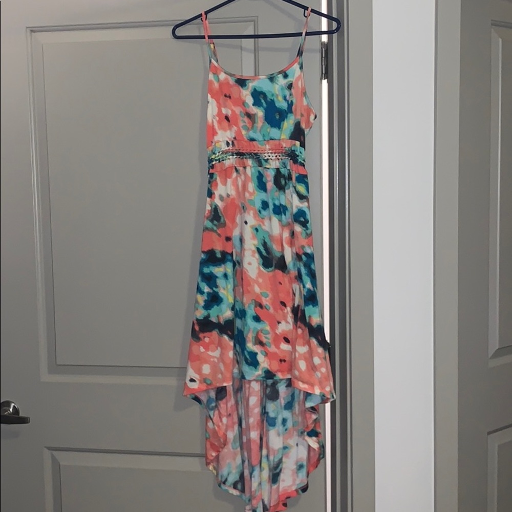 Hi lo colorful dress- comfy and light